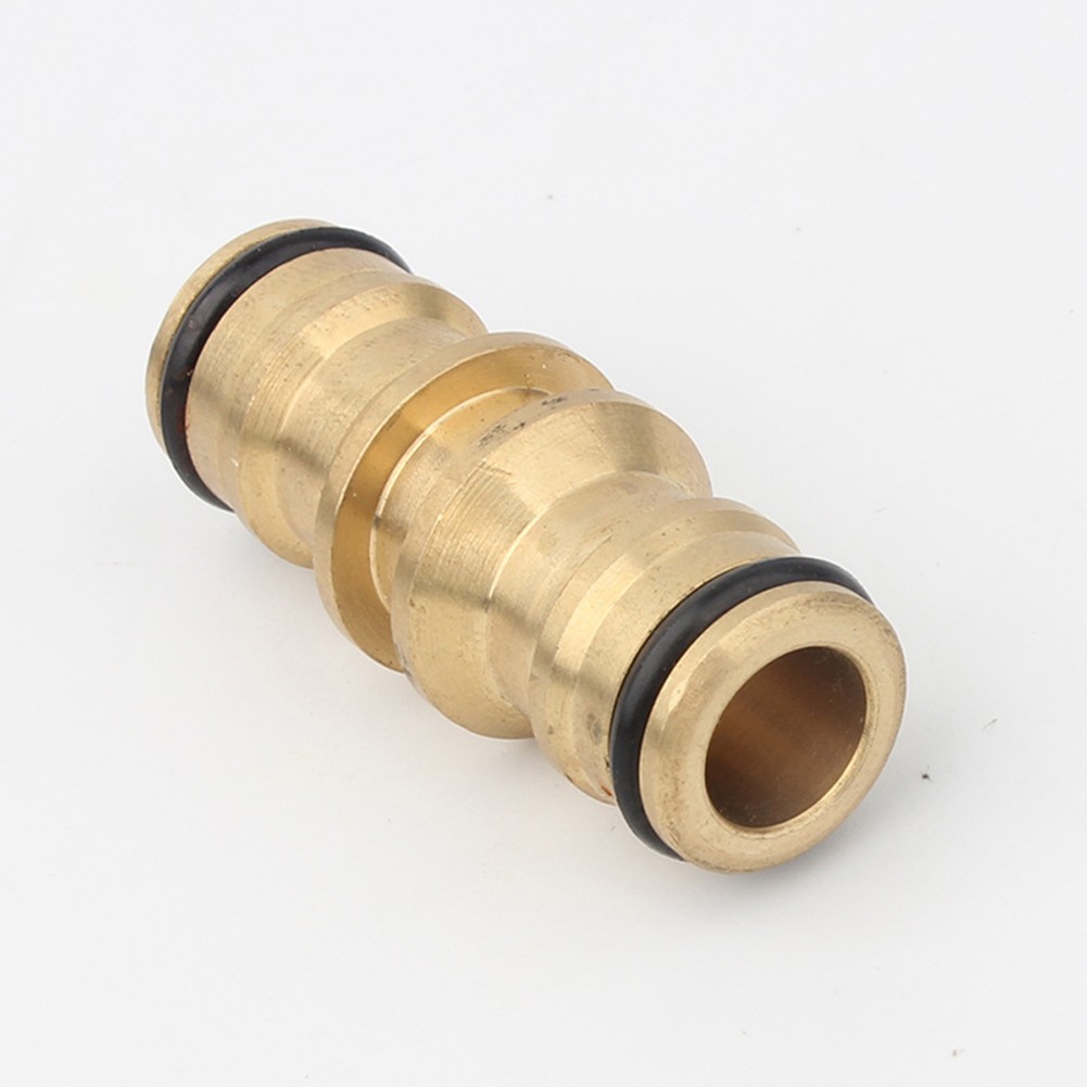2-Way Garden Hose Connector Joiner - 1/2 Inch Male Thread, Quick Coupler For Water Tap