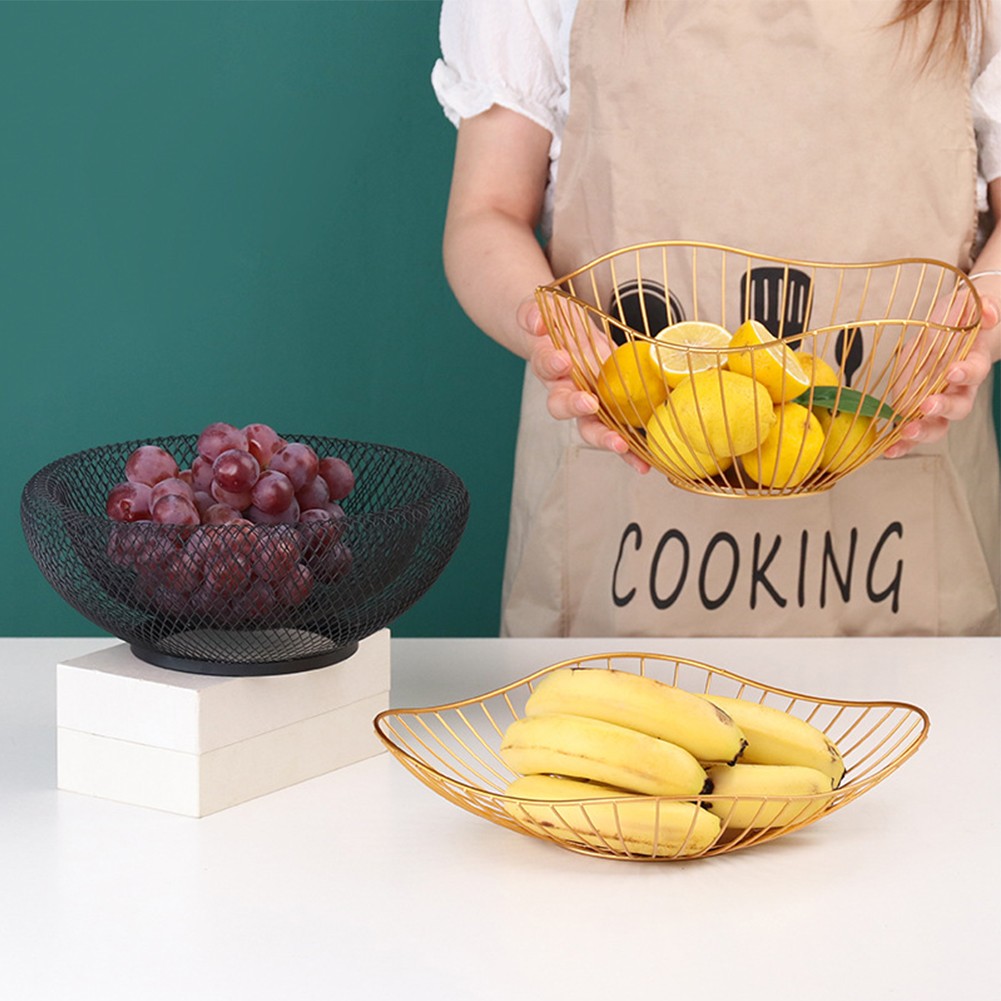 Brand New Restaurant Home Fruit Basket Fruit Tray Bowl Iron Solid 11 Inch - Picture 20 of 22