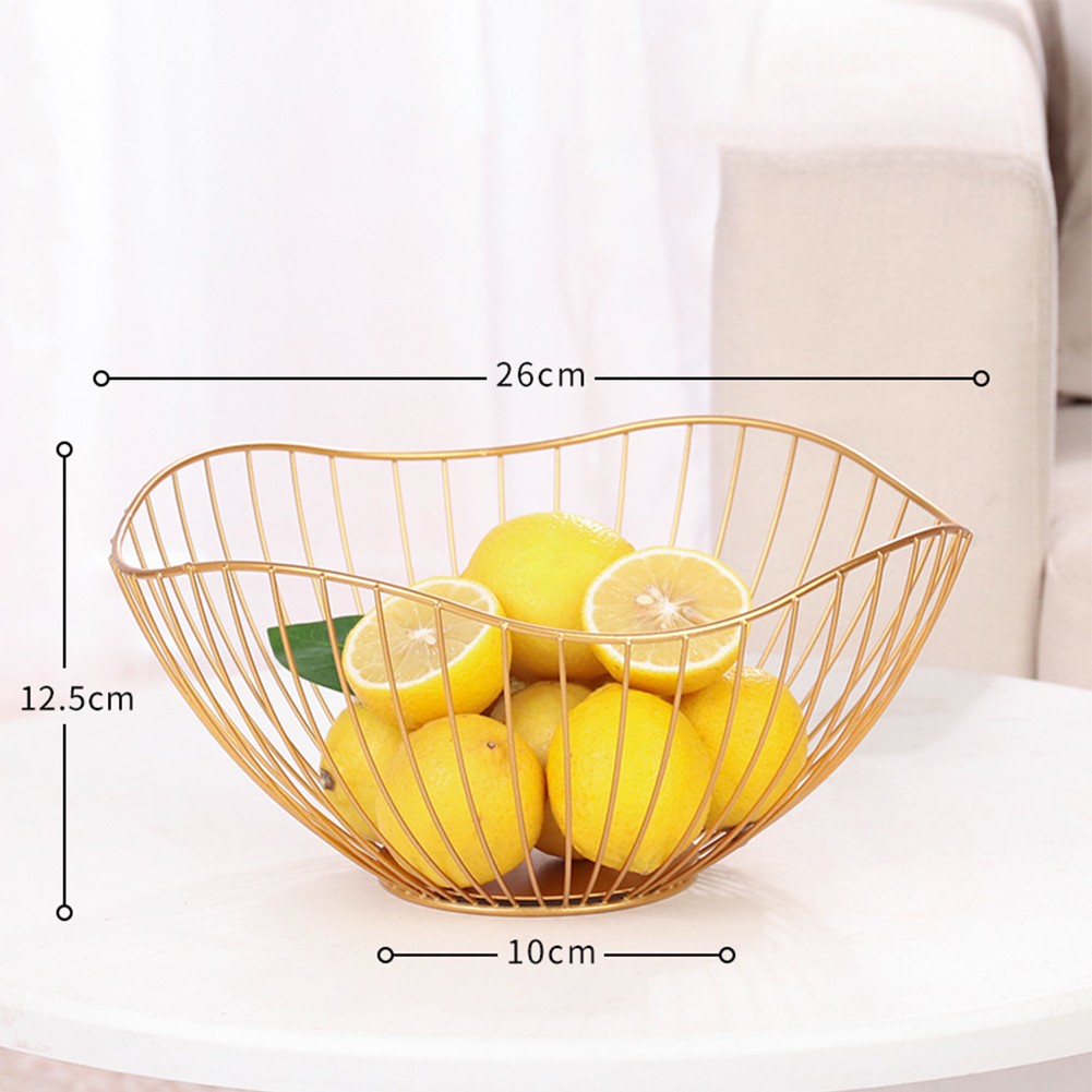 Brand New Restaurant Home Fruit Basket Fruit Tray Bowl Iron Solid 11 Inch - Picture 21 of 22