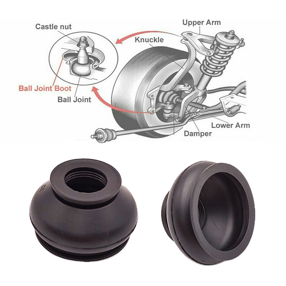 New Practical Covers Dust Boot Track Rod End 2pcs Ball Joint Boots High Quality - Picture 2 of 12