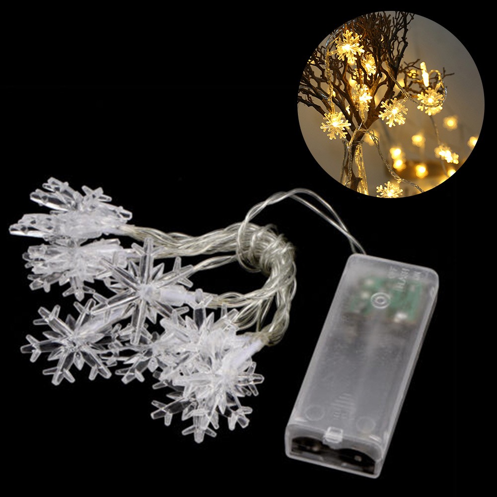 Light String LED Beautiful Christmas Lights Multi-color Party Snowflake - Picture 13 of 19