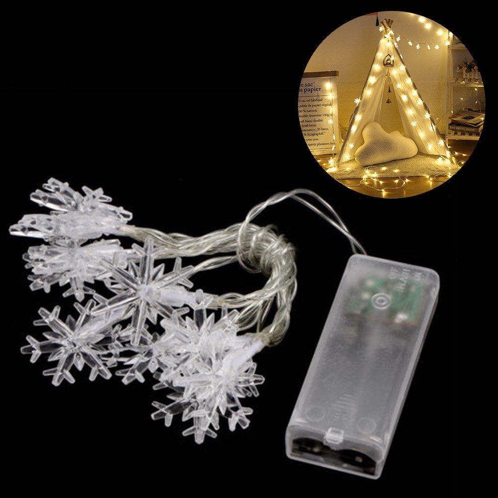 Light String LED Beautiful Christmas Lights Multi-color Party Snowflake - Picture 14 of 19