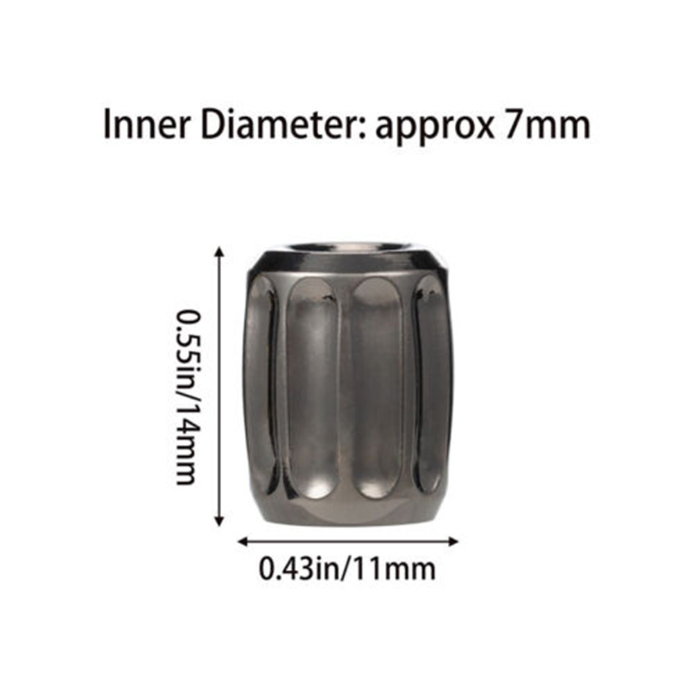 Dustproof Tire Cap Tire Valves Cap Aluminum Alloy Titanium Length 0.35 Inch - Picture 12 of 12
