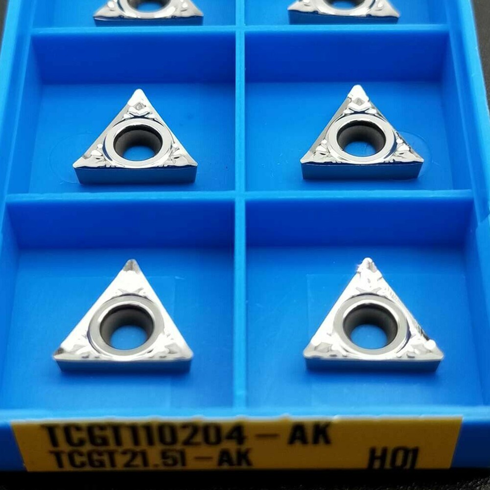 High Grip Strength TCGT21 51 Carbide Inserts for Aluminum Trimming Pack of 10 - Zdjęcie 4 z 8