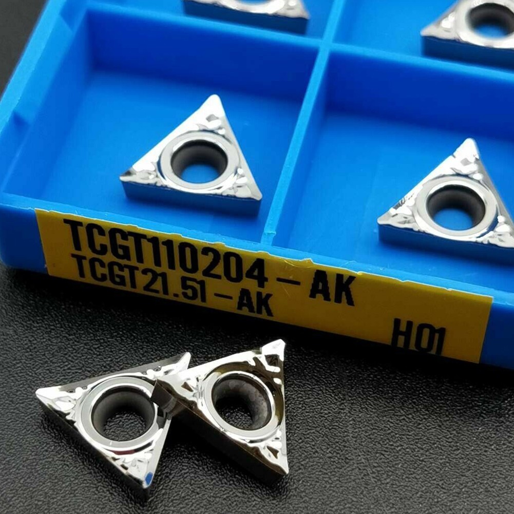 High Grip Strength TCGT21 51 Carbide Inserts for Aluminum Trimming Pack of 10 - Zdjęcie 2 z 8