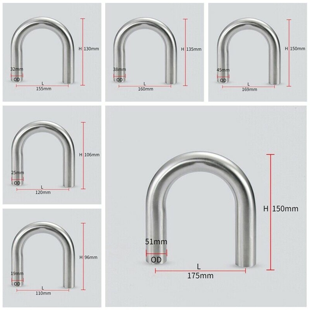 3-Zoll-Dorn Gebogenes Auspuffrohr, 76, 2-mm-Dornbogen Für