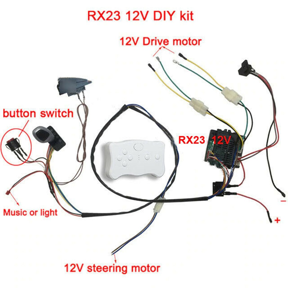 High Quality Switch Kit Electric Vehicle Wire Kids Ride On RX37 2 Weelye DIY - Picture 14 of 20