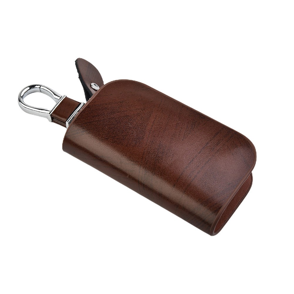 Estuche para llaves remoto inteligente para coche bolsa soporte llavero cuero - Imagen 26 de 36