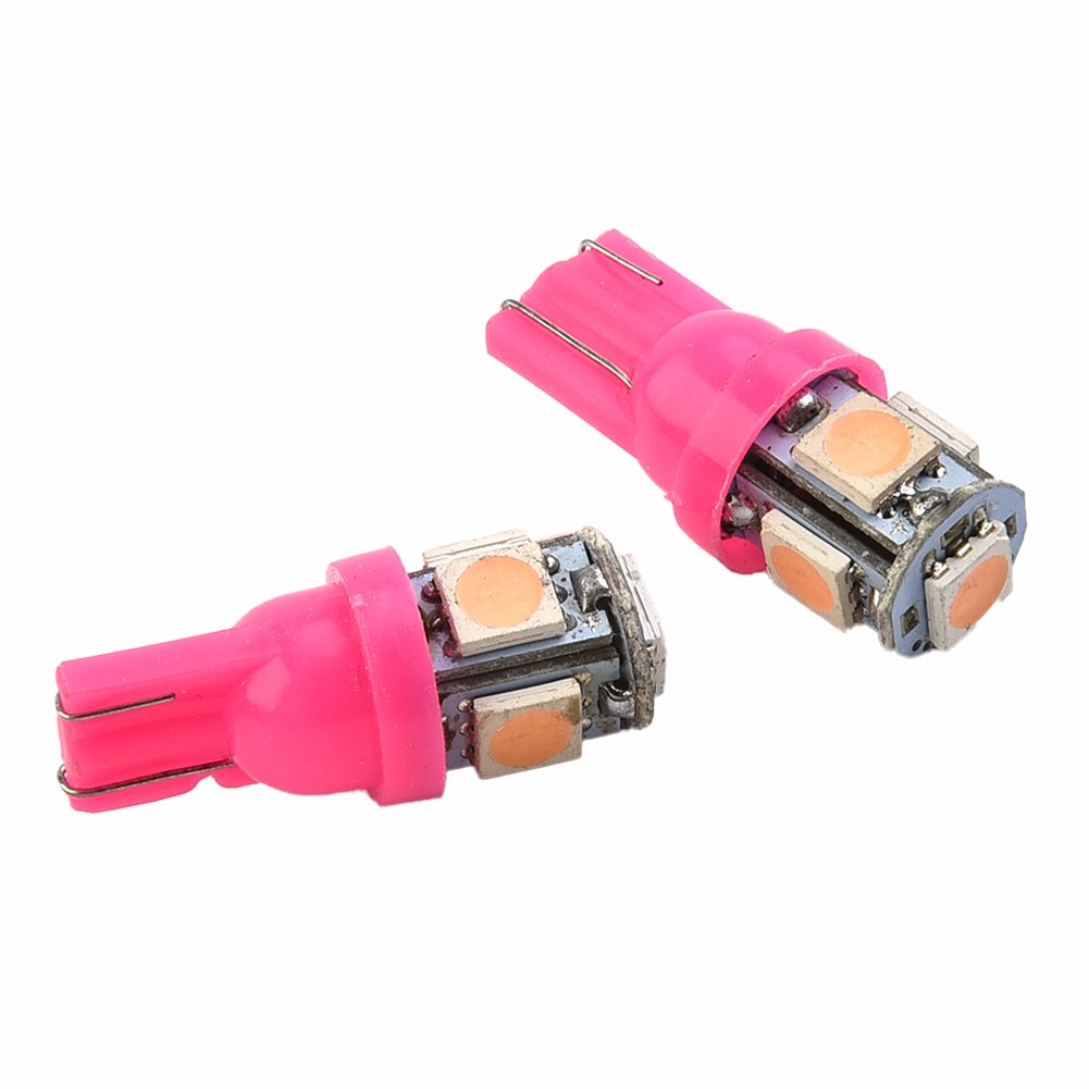 New Parts Replacement LED Bulbs Purple 194 + Sockets 10Pcs Light 12V - Picture 10 of 12