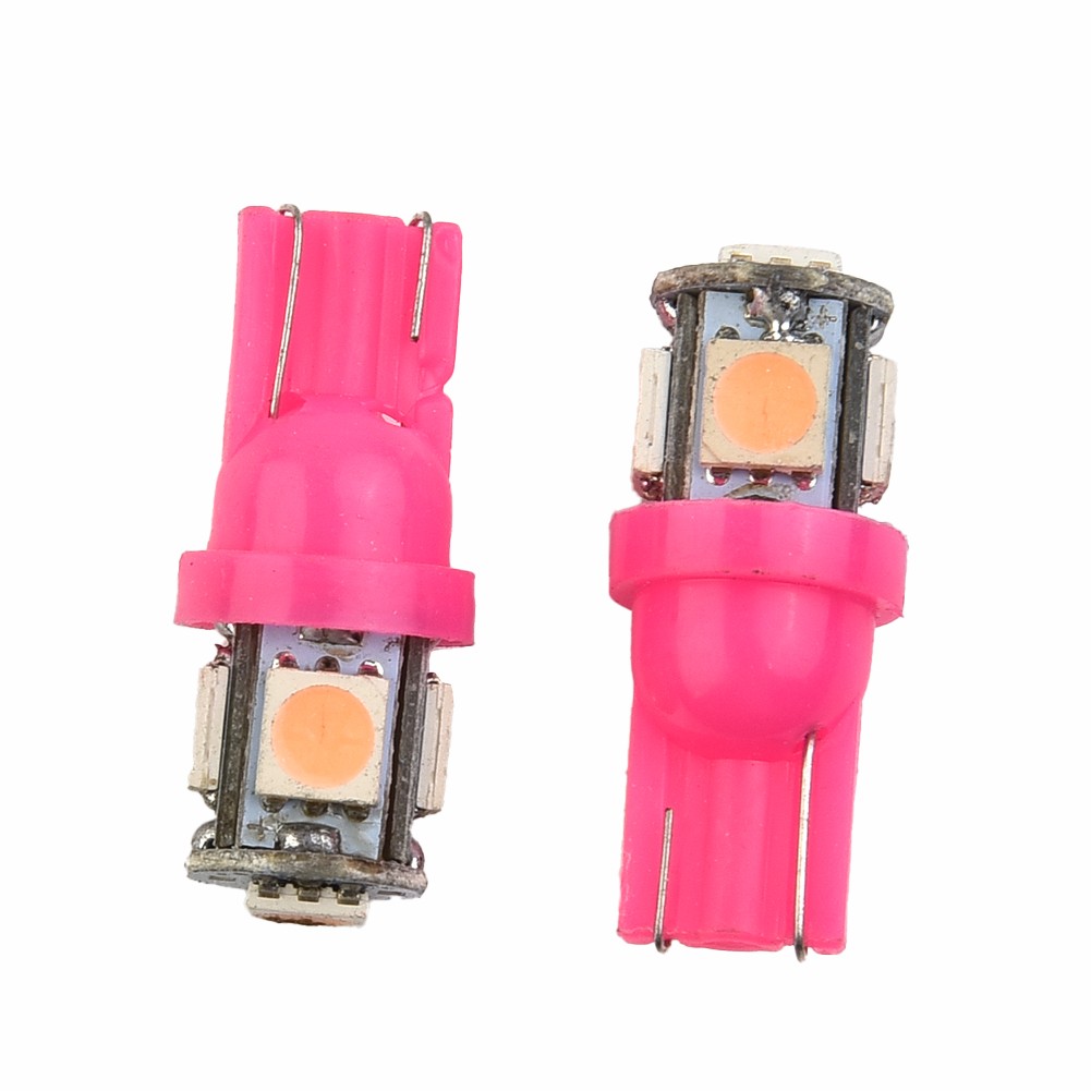 New Parts Replacement LED Bulbs Purple 194 + Sockets 10Pcs Light 12V - Picture 7 of 12