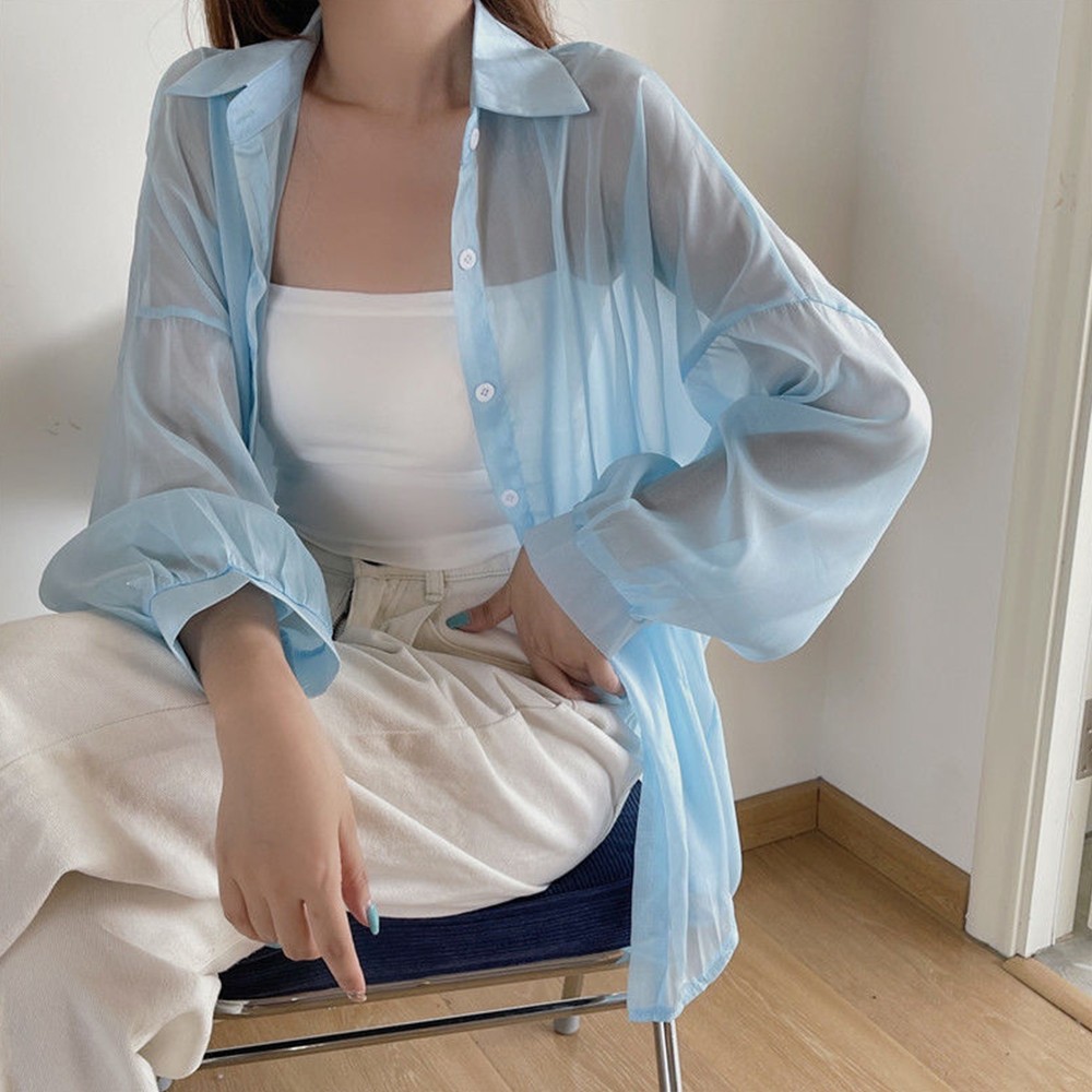 Sun Protection Clothing Shirt Summer Sun Protection Shirt Casual Korean