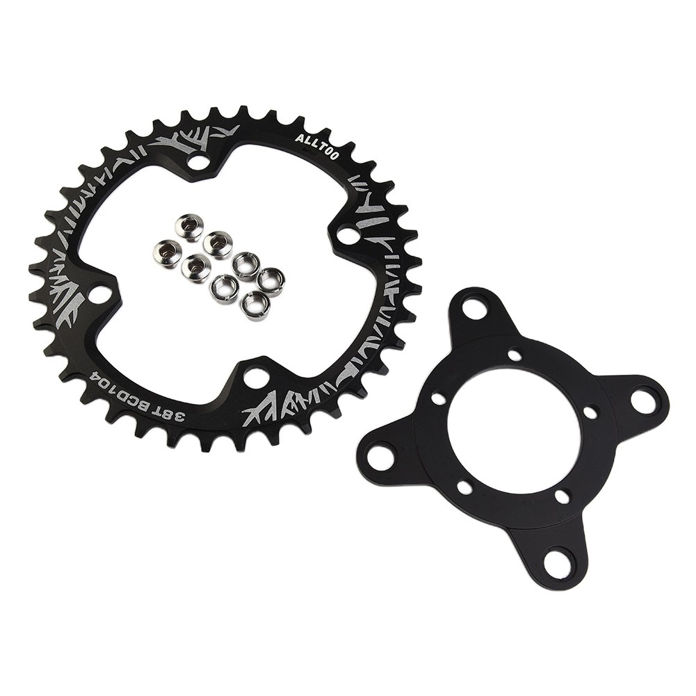 Black E-bike Positive Negative Sprocket Disc+Conversion Seat For Bafang Motor vente en gros UK