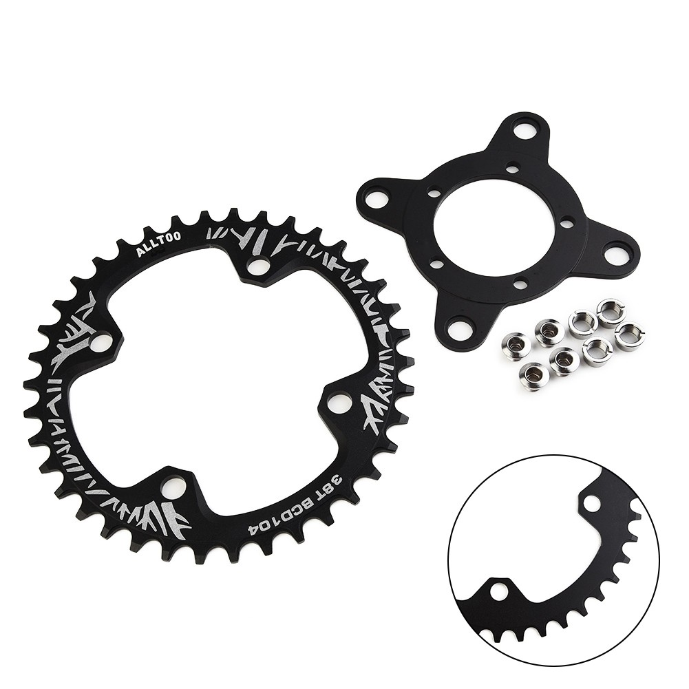 Black E-bike Positive Negative Sprocket officiel Disc+Conversion Seat For Bafang Motor UK