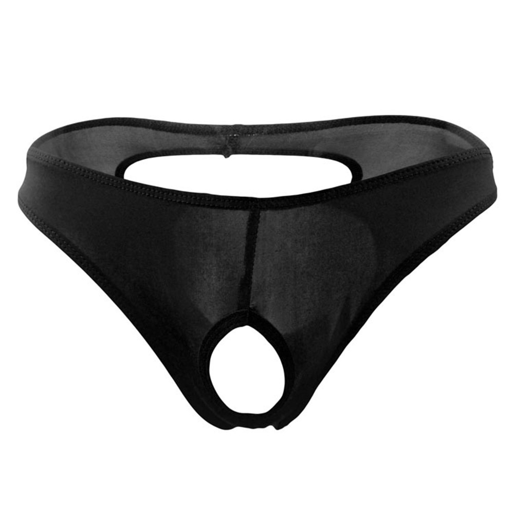 Men Briefs Thong Daily Home All Seasons See-through Bikin Boys Breathable