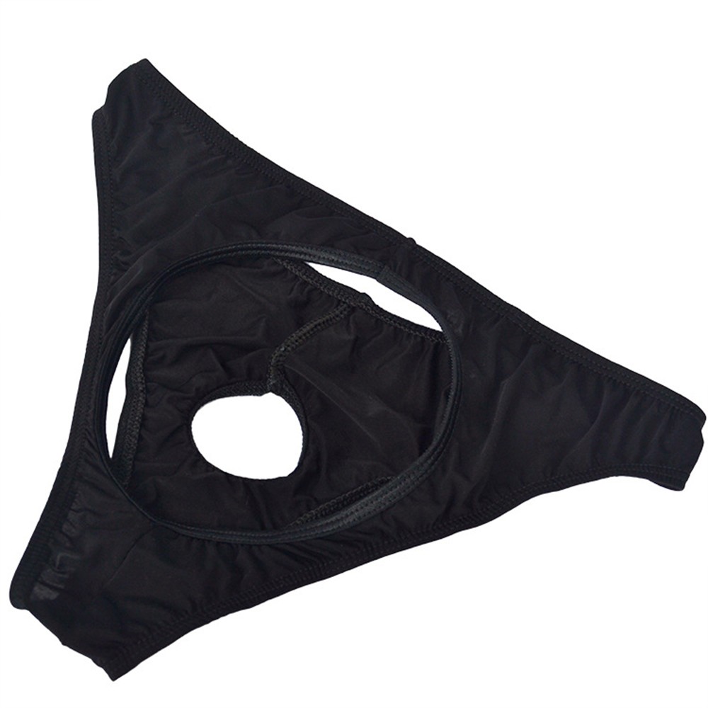 Men Briefs Thong Daily Home All Seasons See-through Bikin Boys Breathable