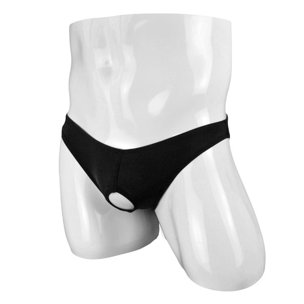 Men Briefs Thong Daily Home All Seasons See-through Bikin Boys Breathable