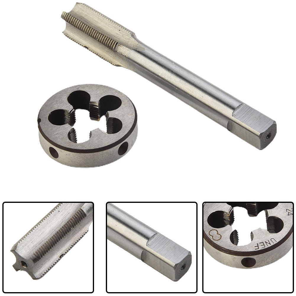 5/8x24 AUTOKAY New HSS 5/8-24 UNEF Right Hand Thread Tap And Die Set RH Tap & Di - Foto 10