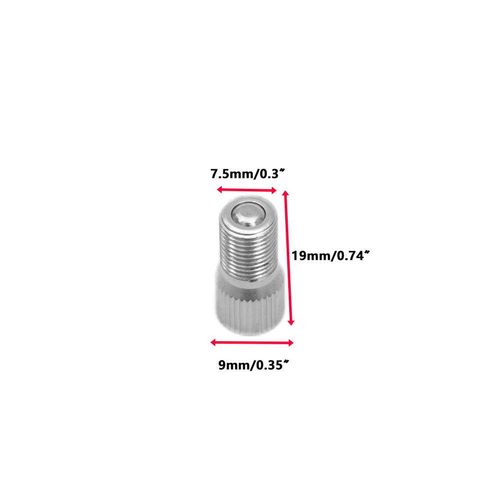 19mm-Extension Valve Stem Accessories Chrome Extender For Car Truck Tyre-4pcs - Picture 11 of 12