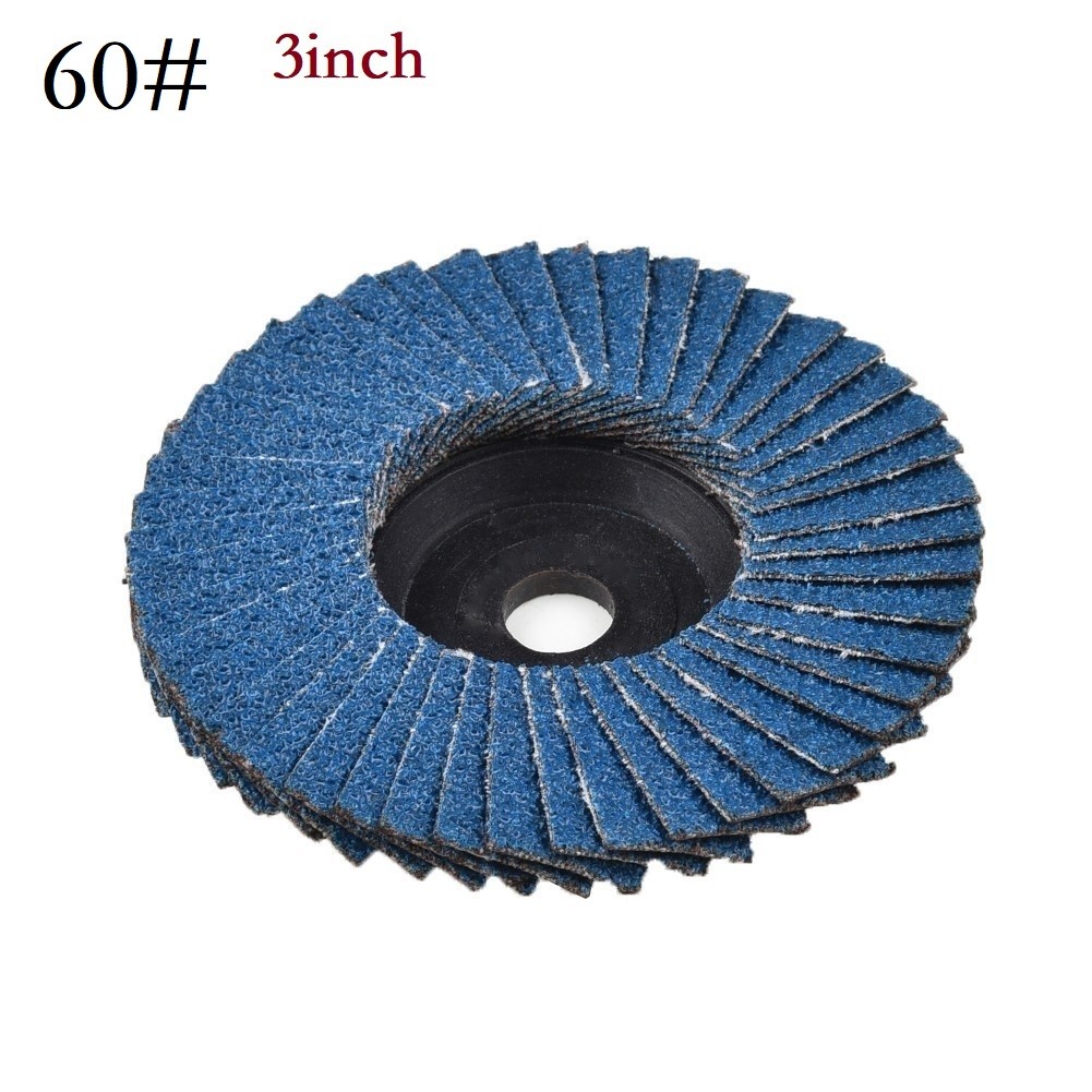 Reliable 3in 40 Flap Discs for Weld Grinding Angle Grinder Sanding Tool