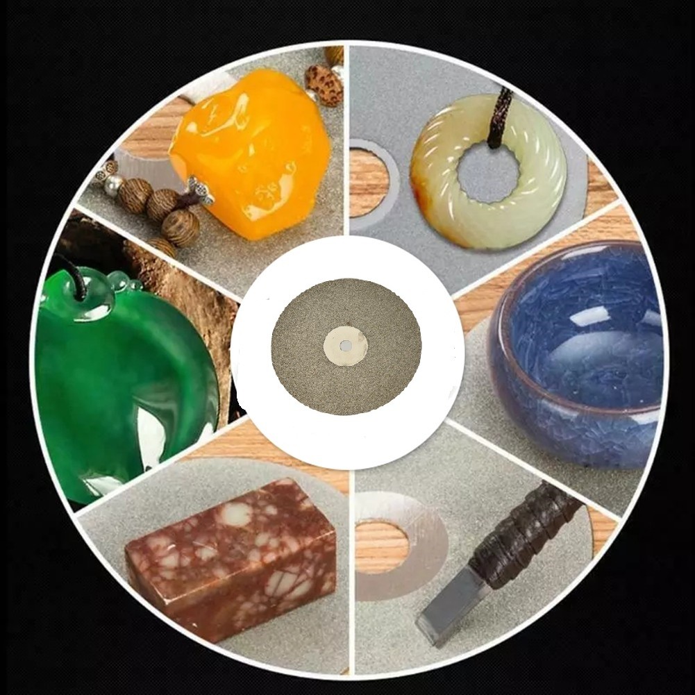 Meule Abrasive Grain 46 Sourcing Map - Diamètre 75mm Pour Touret - Corindon Blanc Pour Aciers Trempés