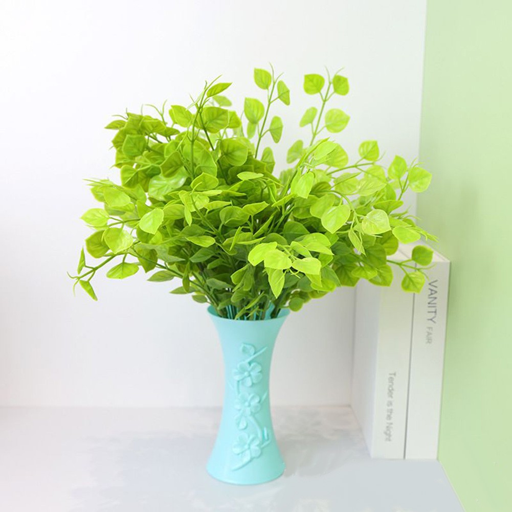 Bouquet foglie di erba verde pianta artificiale per decorazione casa  ufficio fai