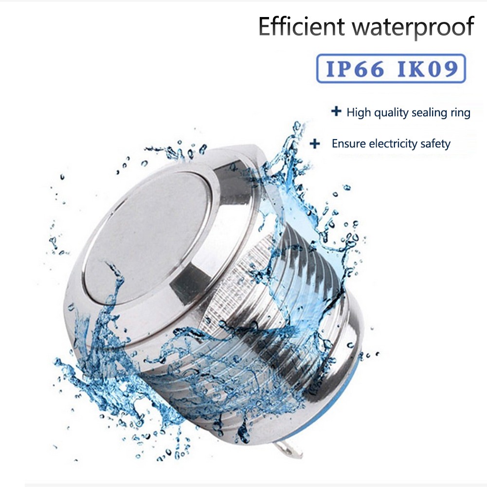 Practical Button Switch Push Button 12V 16mm 3~220V Brass Metal On Off