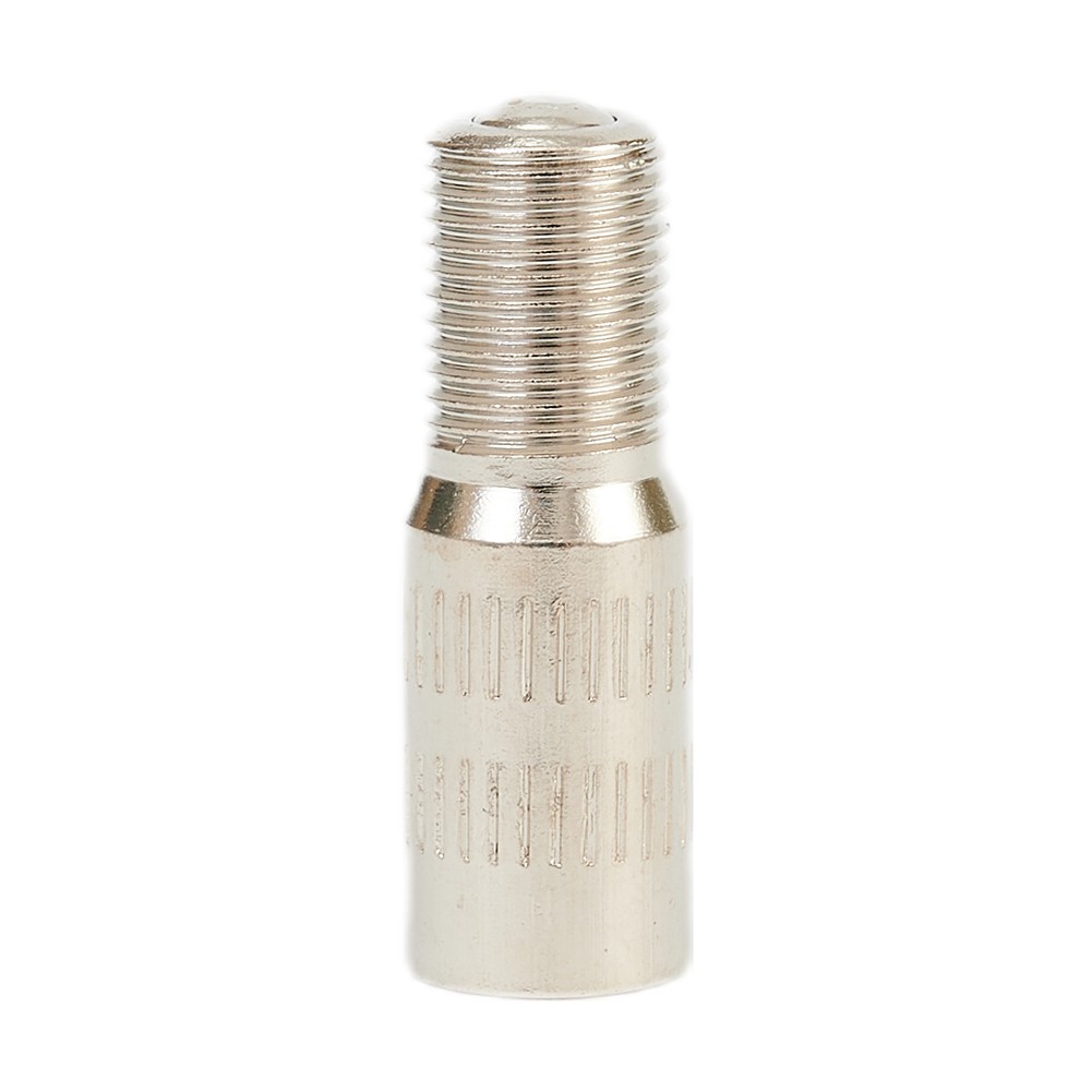 Valve Stem Extensions Extender Wheel 27mm 4pcs Brass Car Screw-On Silver Tone - Picture 7 of 12