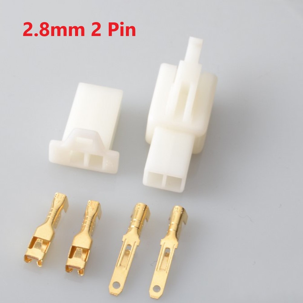 Douille de borne 2 broches 2,8 mm 4 broches pour raccord faisceau de cables nom - Afbeelding 7 van 9