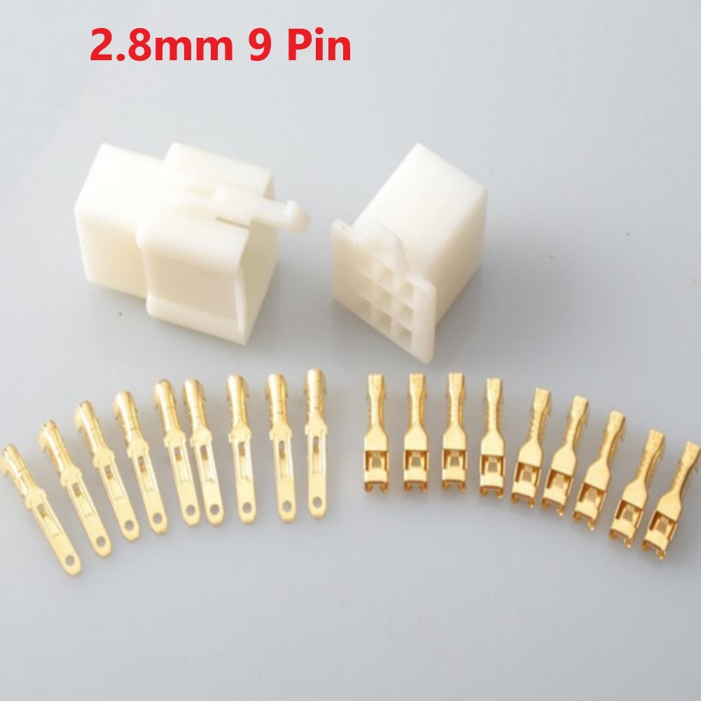 Douille de borne 2 broches 2,8 mm 4 broches pour raccord faisceau de cables nom - Afbeelding 9 van 9