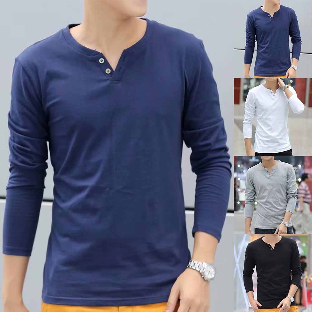 Hot Sale Men Pullover T Shirt Plus Size Size M-3XL Tops Comfortable Comfy