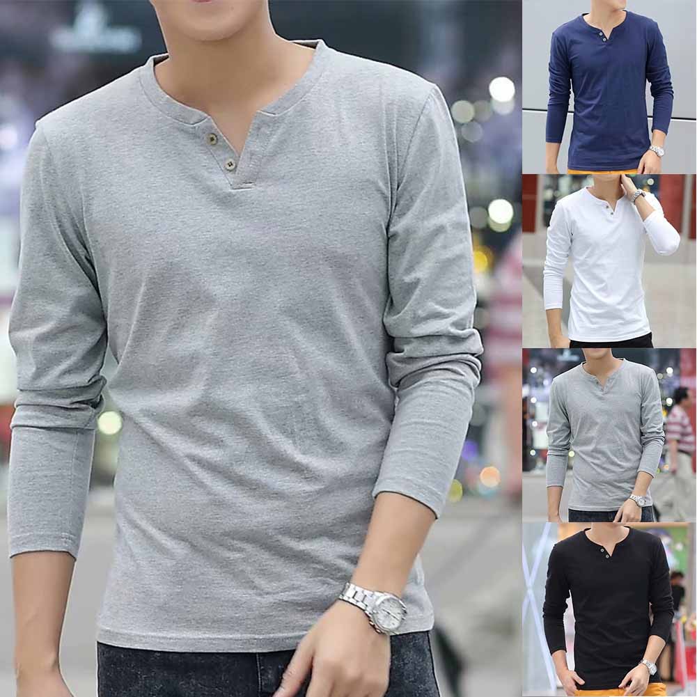 Hot Sale Men Pullover T Shirt Plus Size Size M-3XL Tops Comfortable Comfy - Picture 3 of 16