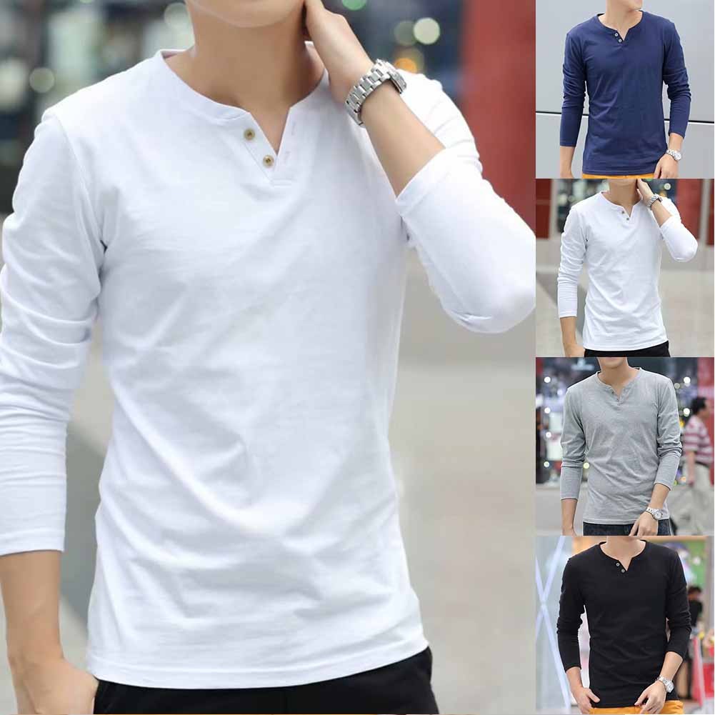 Hot Sale Men Pullover T Shirt Plus Size Size M-3XL Tops Comfortable Comfy - Picture 6 of 16