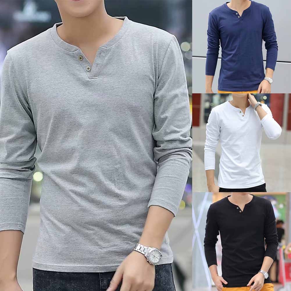 Hot Sale Men Pullover T Shirt Plus Size Size M-3XL Tops Comfortable Comfy - Picture 7 of 16