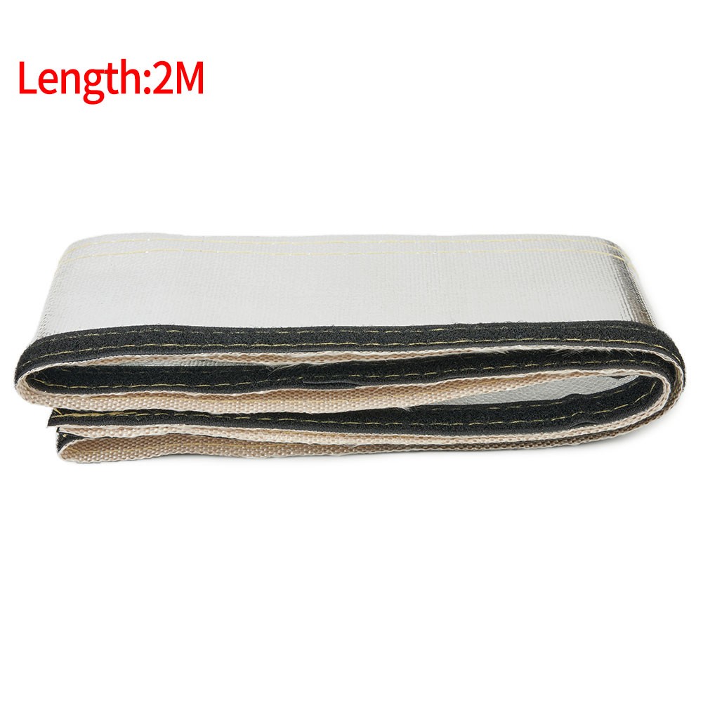 Access Heat Shield Sleeve Intake Tubes Thermal Aluminum Foil Heat 20MM - Picture 9 of 12