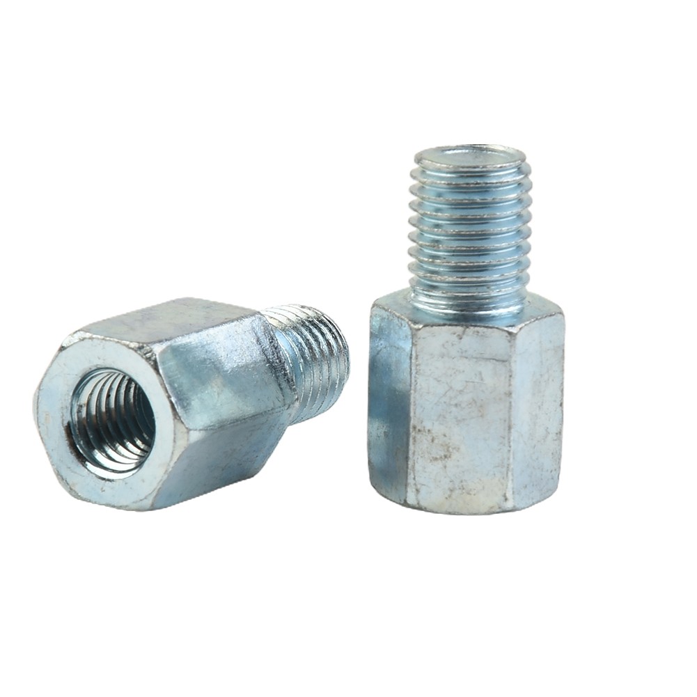 High Quality Screws Chrome Clockwise Threaded Mirror Adapters Pratical - Picture 7 of 12