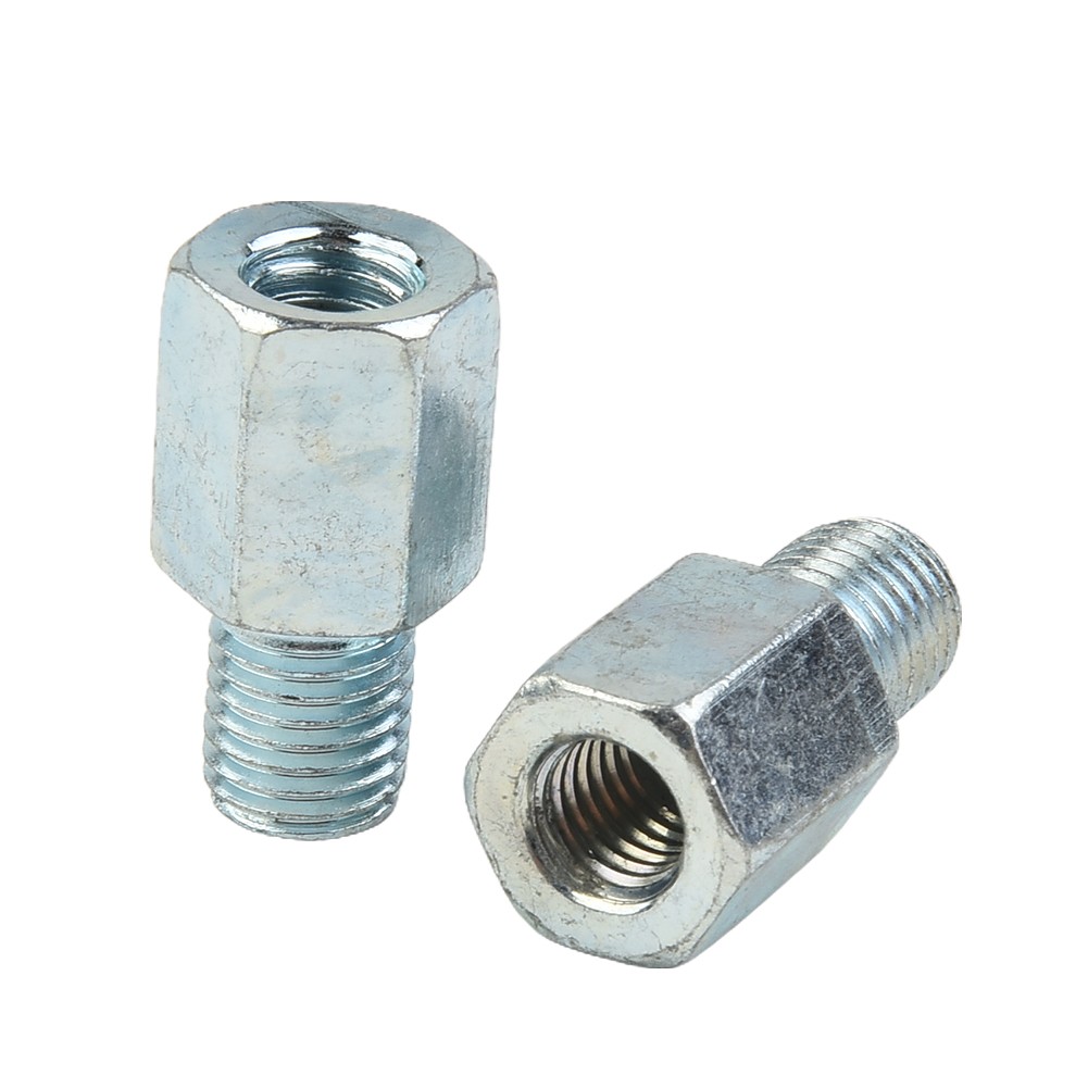 High Quality Screws Chrome Clockwise Threaded Mirror Adapters Pratical - Picture 4 of 12