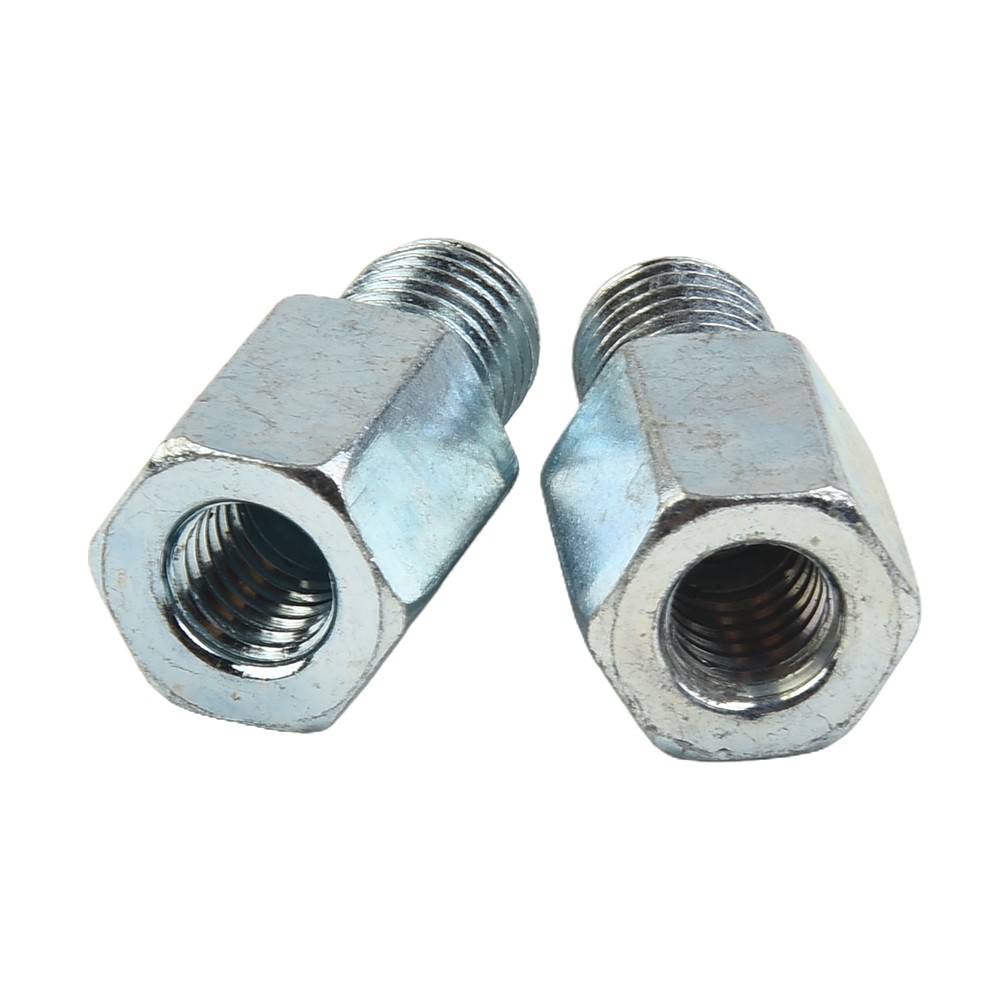 High Quality Screws Chrome Clockwise Threaded Mirror Adapters Pratical - Picture 8 of 12