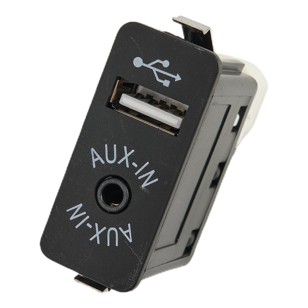 AUX USB Interface Panel Cable Plastic USB2.0 Switch Panel Music Adapter