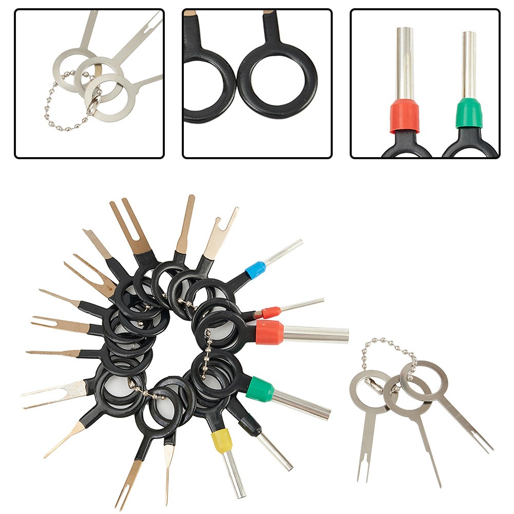 Kit 21 Pièces Outil Extraction Borne Câblage Voiture - Universel - Neuf Pas Ouvert
