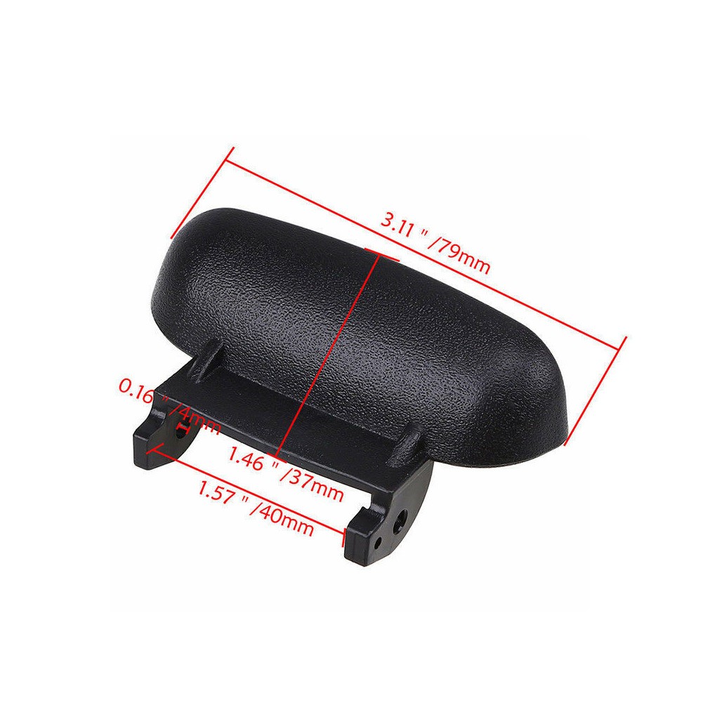 Car Center Console Armrest Cover Lock Black ABS Plastic For Civic 2006-11 - Picture 11 of 12