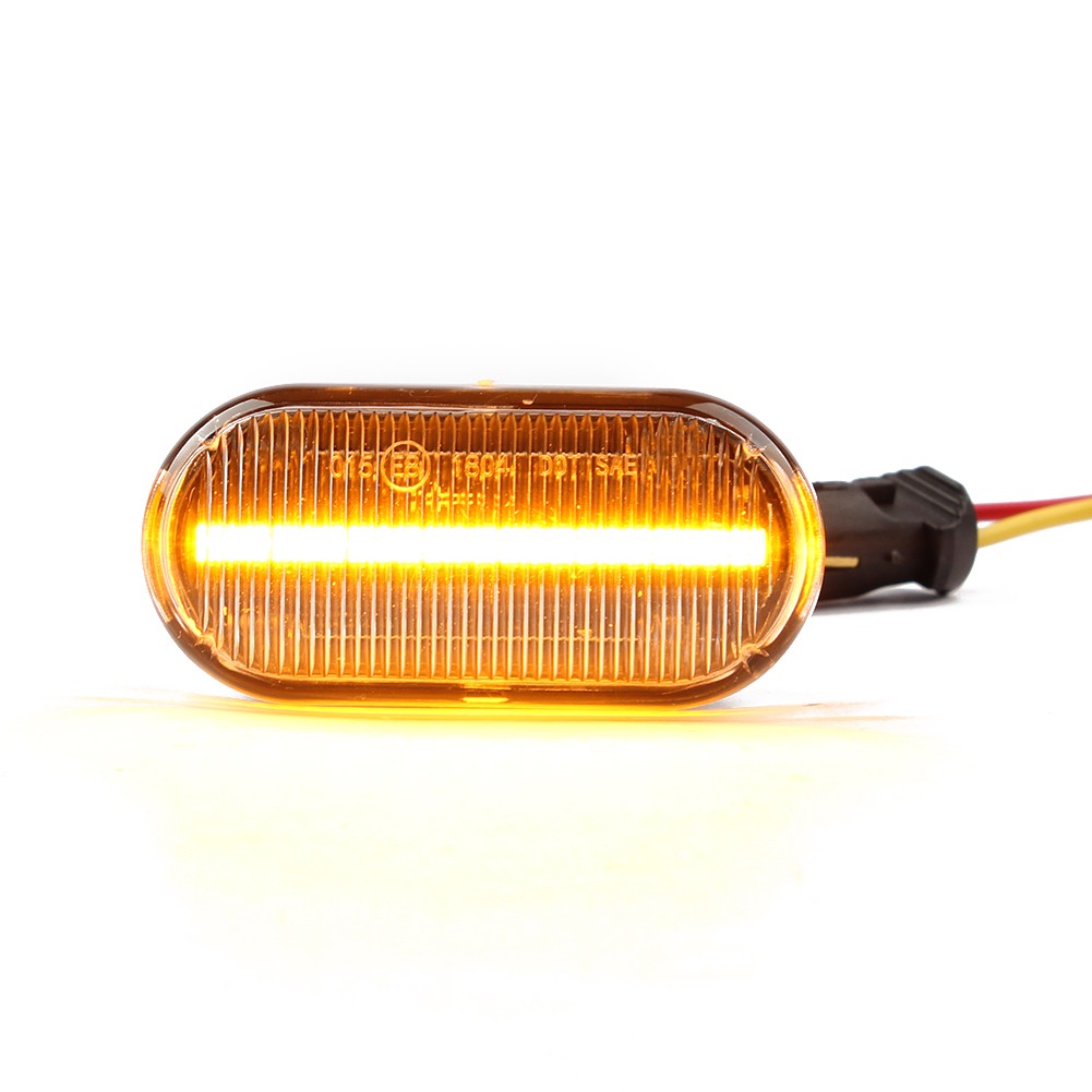 Brand New Side Light Turn Signal 12V DC Indicator Yellow Light 2PCS 50000h - Picture 10 of 12