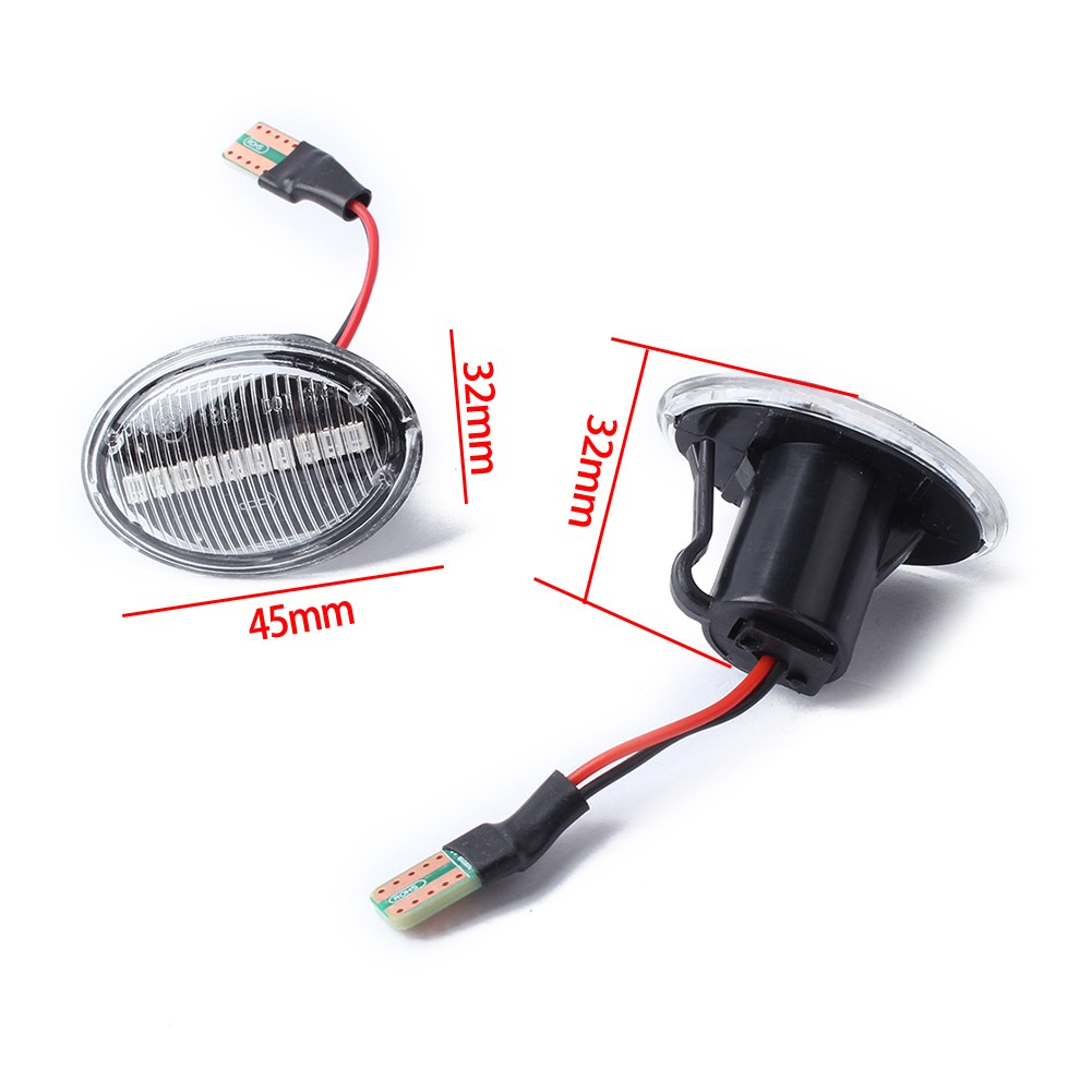 Brand New Light Side Safety Side Dynamic Turn Signal Light 2pcs Beautiful - Picture 9 of 12