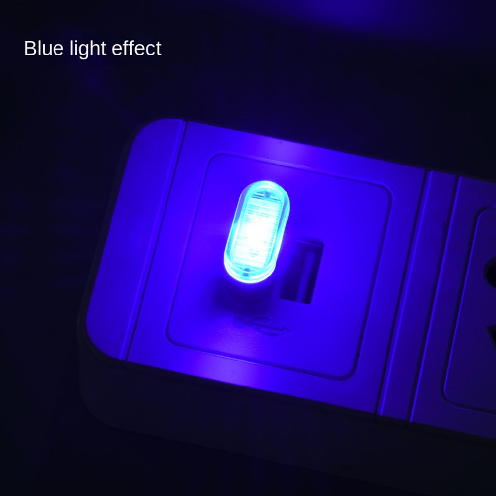 1*-USB Mini Luce LED Auto Neon Atmosfera Ambiente Luminosa Lampada Accessori Luc - Photo 32/52