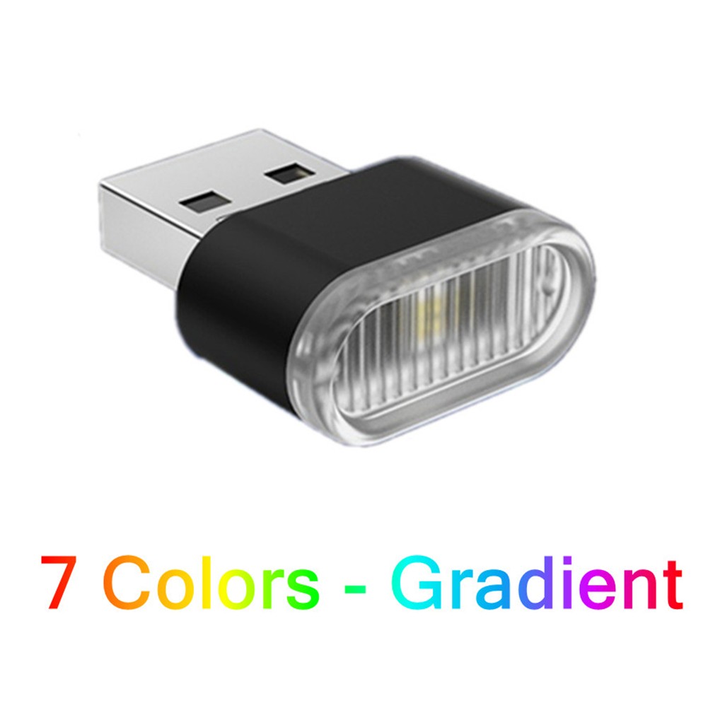 1*-USB Mini Luce LED Auto Neon Atmosfera Ambiente Luminosa Lampada Accessori Luc - Photo 52/52