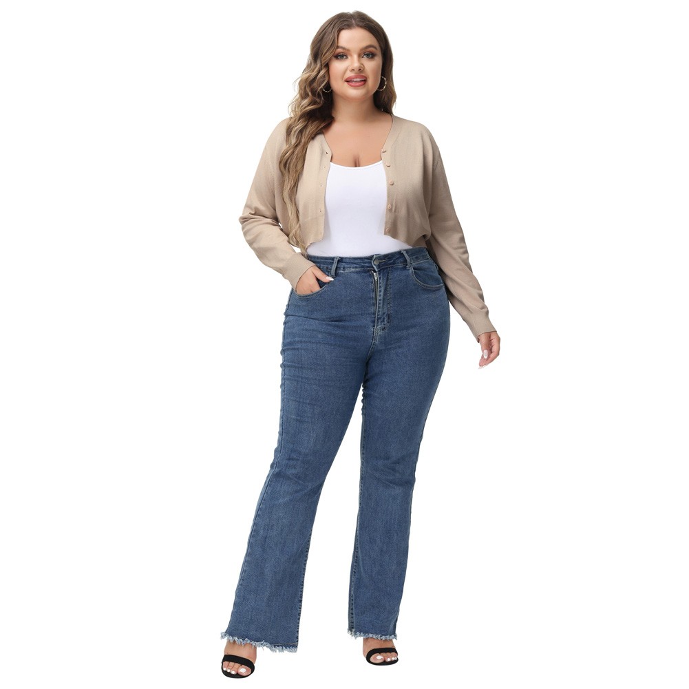 Classy V Neck Cropped Cotton Knitwear Knitting Coat Cardigan Check Your Size - Picture 233 of 236