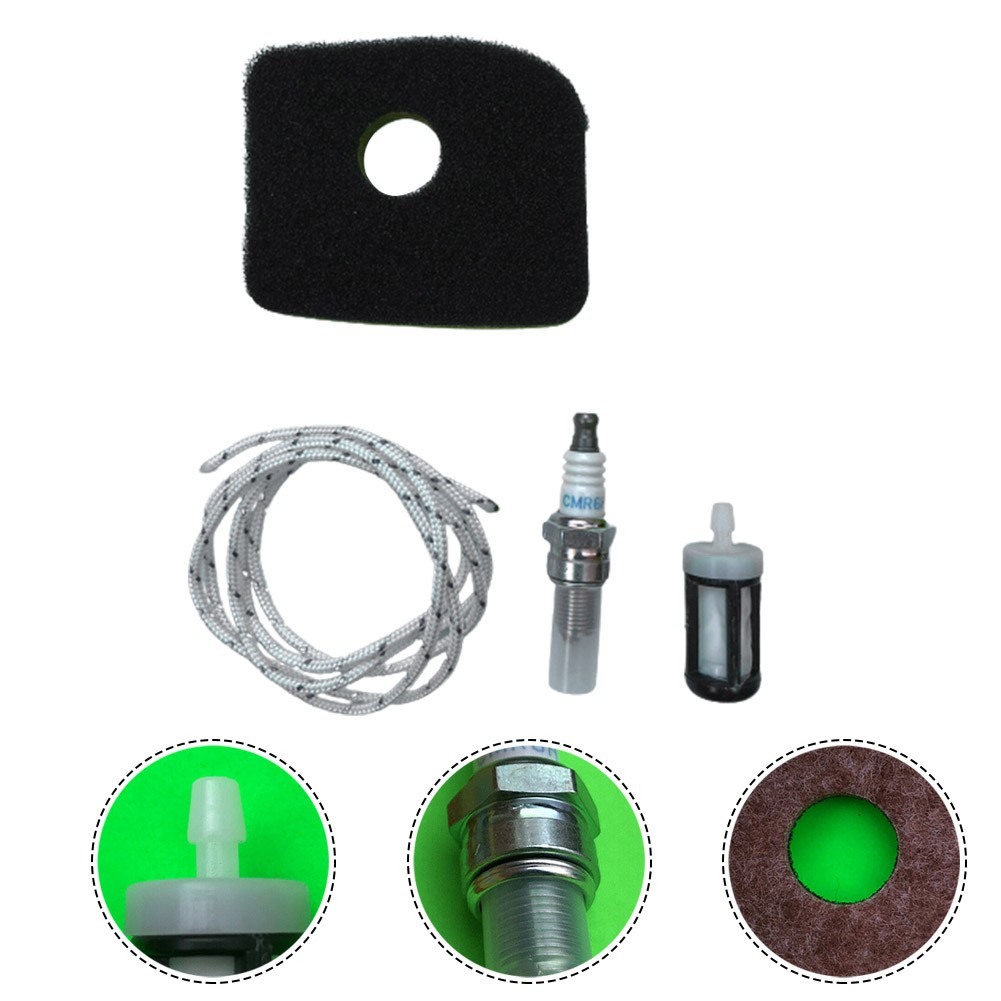 Kit De Réparation Pour Tondeuse Stihl : Filtre à Air, Filtre à Carburant Et Bougie D'Allumage - Compatible HL91C, HL92C, FS94C Et Autres