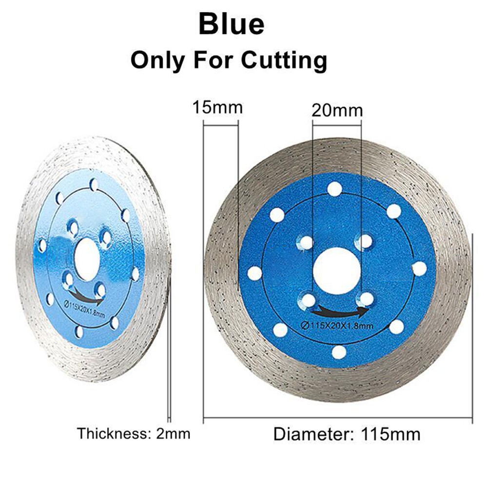 Cutting Disc Blade Chip-free Cut Diamond Porcelain Wet/dry Cutting 1 Pc - Picture 39 of 51