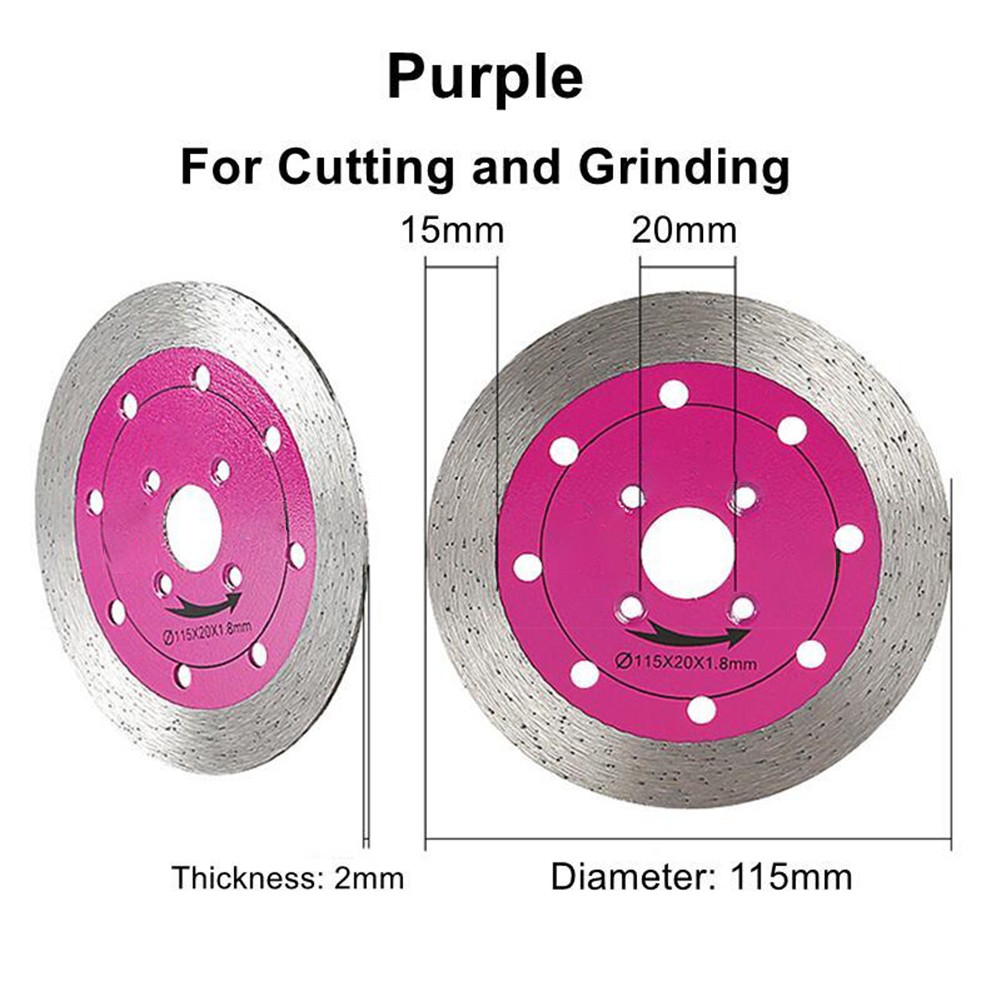 Cutting Disc Blade Chip-free Cut Diamond Porcelain Wet/dry Cutting 1 Pc - Picture 51 of 51
