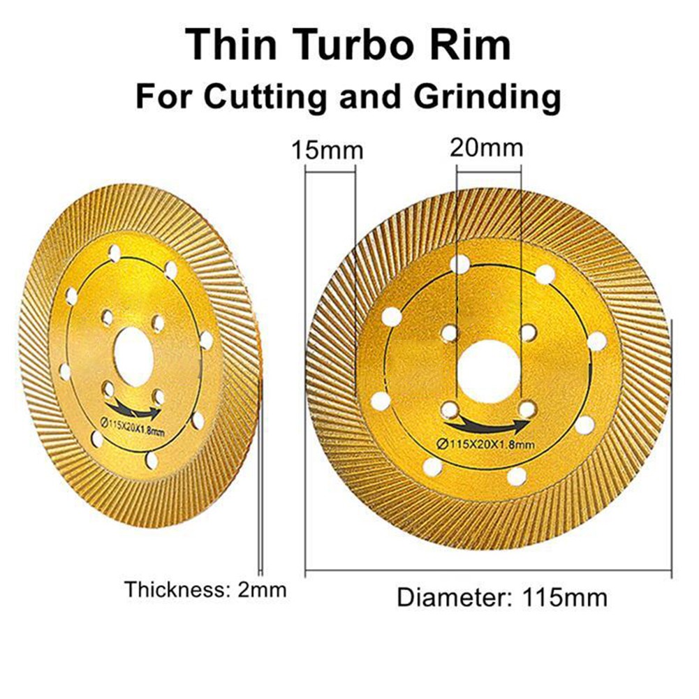 Cutting Disc Blade Chip-free Cut Diamond Porcelain Wet/dry Cutting 1 Pc - Picture 36 of 51