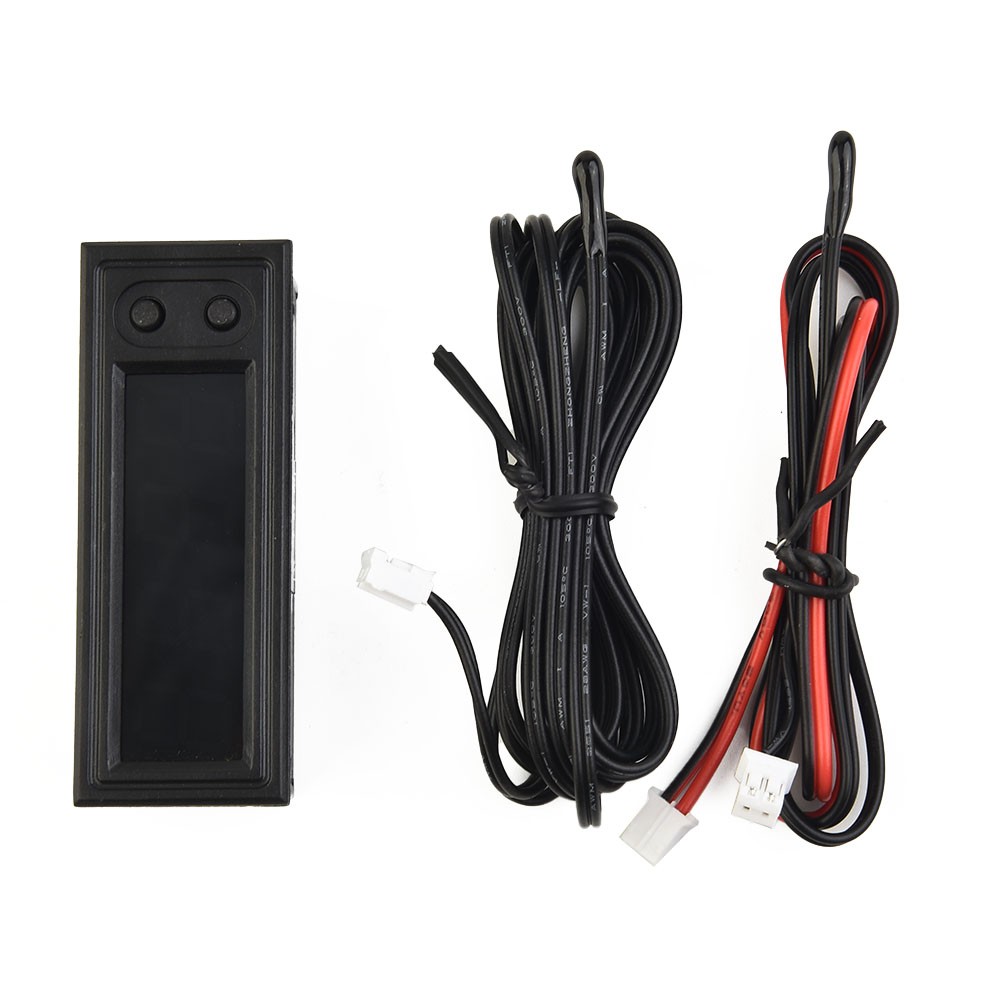 DC 12V Multi-function Clock Car Temperature Battery Monitor Voltage Volt Meter